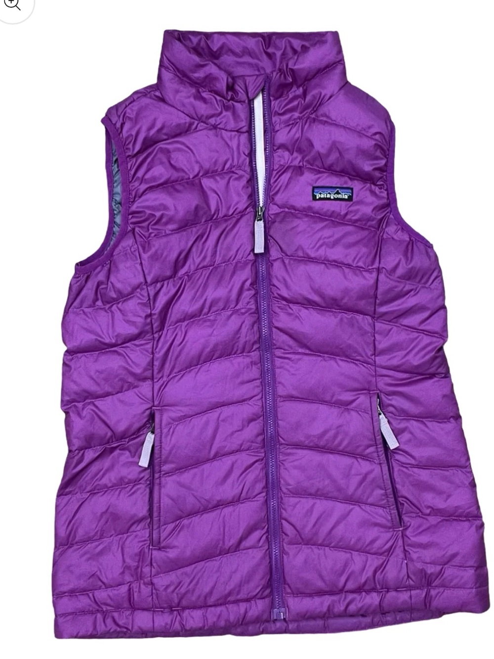 Patagonia Youth Purple Lightweight Down Vest